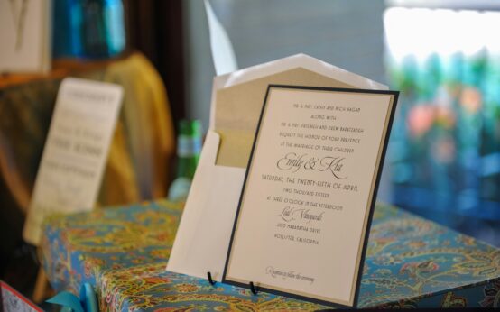 old fashioned invitation enclosure